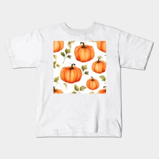 Pumpkin Pattern 18 Kids T-Shirt